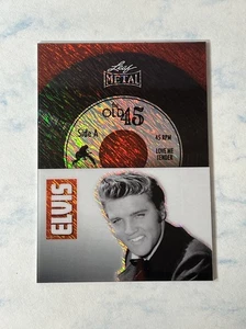 2024 Hoja Metal Elvis Presley Icon Collection The Old 45 Love Me Tender 44/45 - Imagen 1 de 2