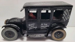 VINTAGE 1925 FERDINAND STRAUSS TIN WIND UP LEAPING LENA CAR - Picture 1 of 6
