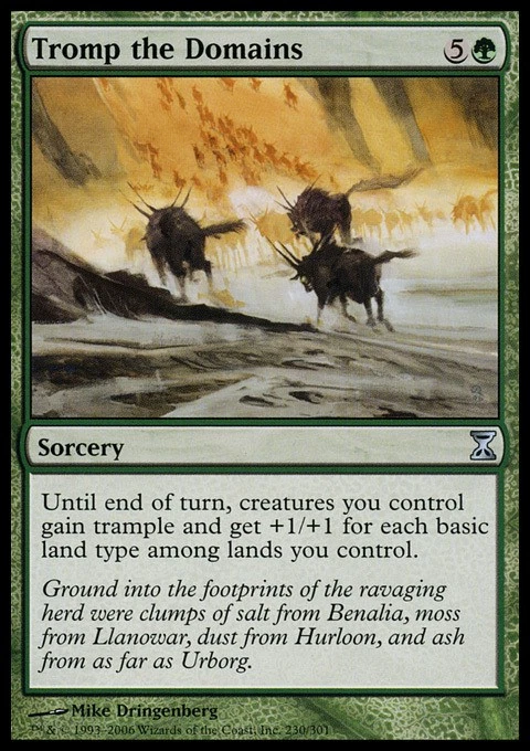 Tromp the Domains - Time Spiral #230/301 MTG Magic The Gathering - Image 1 of 1