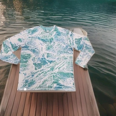 Magellan Realtree Aspect Green Camo Fishing Lightweight Pullover Shirt Mens 2XL - Image 1 of 4