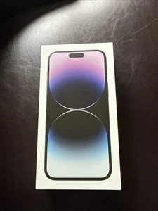 USED IPHONE 14 PRO MAX EMPTY BOX & CHARHER CABLE ONLY Fast + Free Shipping - Photo 1 sur 2