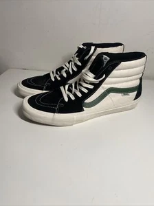 Vans Men's Sk8-Hi Pro Black Alpine White Canvas Suede Skate shoes Size 13 - Picture 1 of 7