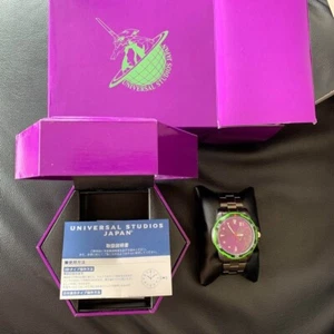 Evangelion Wrist Watch Unit 01 Modelo USJ Limited Universal Studios Japón Raro - Imagen 1 de 3