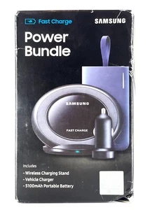 Samsung Wireless Charging Dock, Portable Charger & Car Adapter For Smartphones - Picture 1 of 2