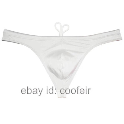 Tanga de natación brillante elástica suave para hombre Traje de baño Tanga de natación Traje de baño Foto 1 de 4