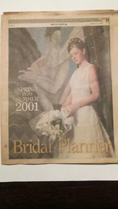Newsday Long Island newspaper Bridal Planner March 11, 2001 Section H only - Picture 1 of 10