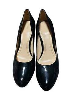 Cole Haan Damen Slipper runde Spitze Pumps schwarz Lackleder Größe 9 B - Bild 1 von 6