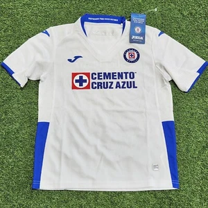 Joma Cruz Azul Away 19-20 Youth Soccer Jersey White-Blue - Picture 1 of 6