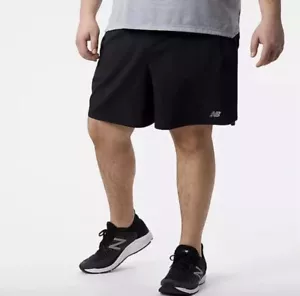 NWT New Balance Athletic Workout Short Mens Accel Quickdry Lined Black Size 4XL - Picture 1 of 7