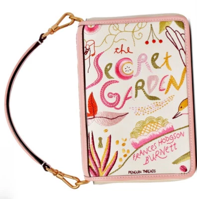 Kate Spade STORYTELLER THE SECRET GARDEN Embroidered 3D BOOK Satchel Crossbody - Image 1 of 4