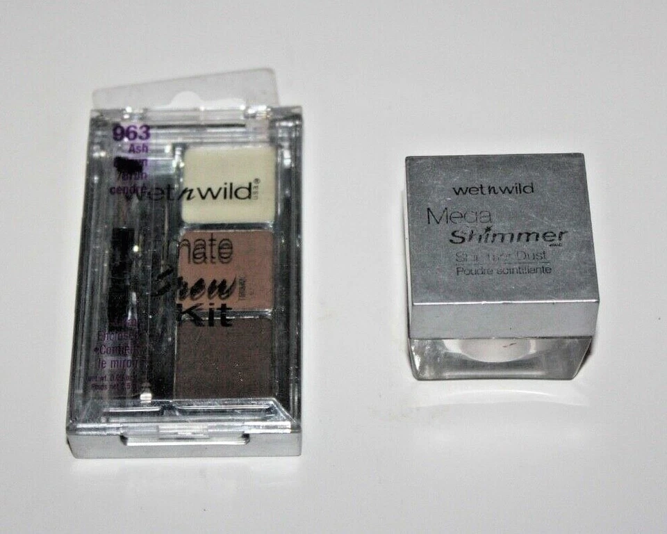 Wet n Wild Ultimate Brow Kit  963 + Mega Shimmer 262  Lot Of 2 Sealed  - Image 1 of 2