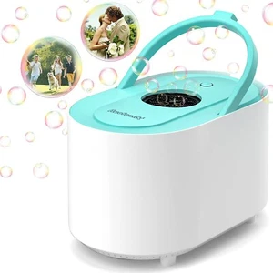 Bubble Machine for Kids Toddlers,Automatic Bubble Blower for 3 4 5 Year, Portabl - Picture 1 of 6