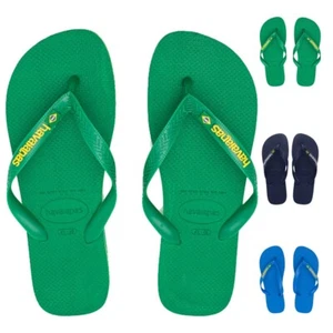 Infradito Brasil Logo Fc Ciabatta Uomo Spiaggia Mare Estate Brasiliano Comode - Foto 1 di 18
