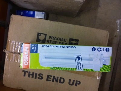 5 x Osram Dulux T/E plus 42w Compact Fluorescent Lamp - Big Lamp Clearance - Image 1 of 3