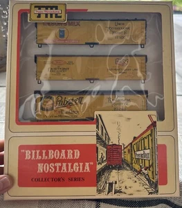 Zug Miniatur HO Bausatz #8720 3/Pk Werbetafel Nostalgie Milchprodukte III Neu in OVP - Bild 1 von 4