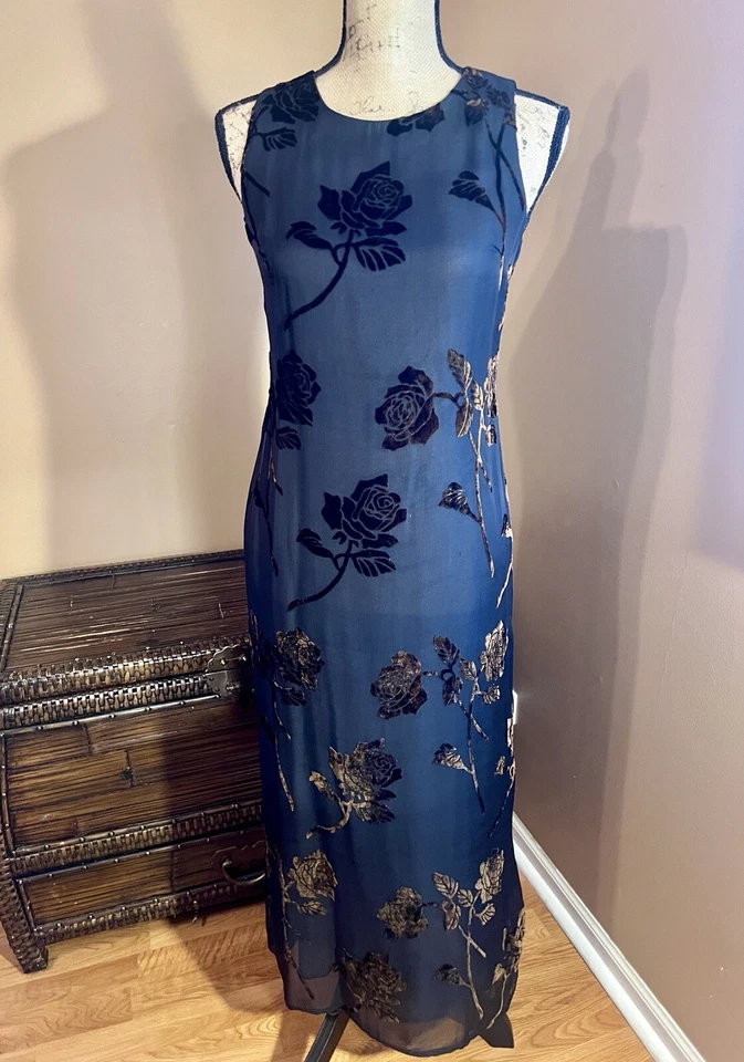 Vestido de noche largo para mujer Tessuto talla 2 Foto 1 de 4