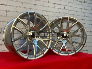 4X 18 Zoll 359M Style Felgen Concave CSL 5x120 silber passend für BMW E46 E90 F30 F10 - Bild 1 von 19