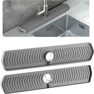 Kitchen Sink Faucet Mat Splash Guard, Silicone Sink Protector - Picture 1 of 4
