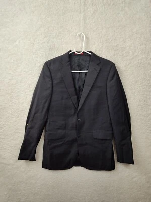 Terno masculino Bartorelli Napoli 46 preto mistura de lã peito único ajuste clássico Bazer - Imagem 1 de 4