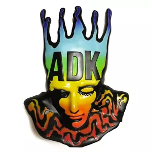 ADK Records Emblema Arco Iris Vinilo Suave 11" Japonés Hardcore Punk Sofubi Series - Imagen 1 de 7