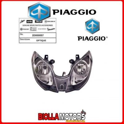 2D000057 GRUPPO OTTICO FANALE ANTERIORE ORIGINALE PIAGGIO MP3 350 MAXI SPORT E4  - Immagine 1 di 4