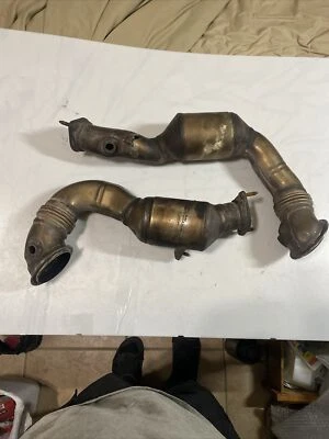 2007-2010 BMW N54 Catalytic Converters Pair OEM 335i E92 - Image 1 of 4