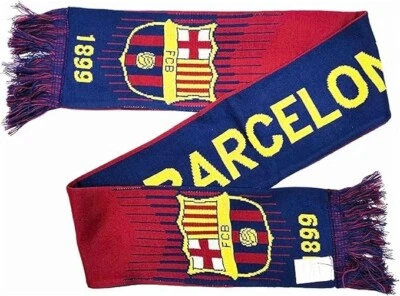 Official Licensed FC Barcelona Scarf - Icon Sports Football Fan Scarf