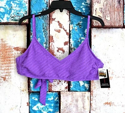 Women's No Boundaries Swim Top Swimwear XLARGE Purple Burst NEW - Image 1 of 4