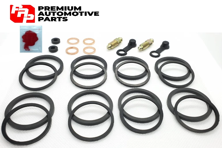 Front caliper seal rebuild kit Kawasaki ZX9R ZX-9-R-F2 ZX9 F2 Ninja ZX-900 2004 - Image 1 of 1