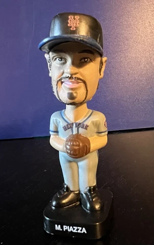 Mike Piazza UPPER DECK 3" Mini BOBBLEHEAD Fotoball 2003 New York Mets Cover