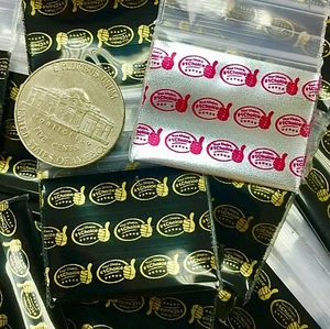 BaggiesSince1987 - 12510 ZipSeal DESIGN Bags 100PCS METALLIC CHOOSE, 👀Details🔽 - Picture 1 of 95