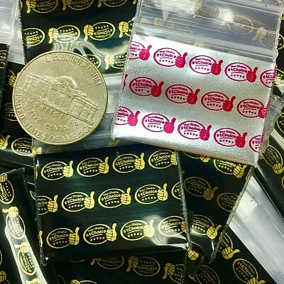 BaggiesSince1987 - 12510 ZipSeal DESIGN Bags 100PCS METALLIC CHOOSE, 👀Details🔽 - Image 1 of 4