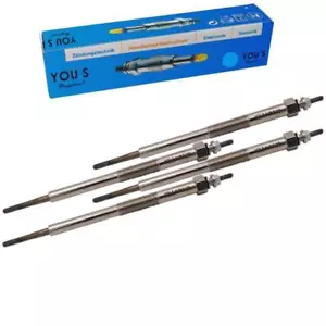 4 Piece You.S Original Glow Plugs for Mitsubishi Pajero III IV 3.2 Di-D - Picture 1 of 2