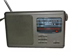 Radio portátil Alaron Am/TV/FM banda meteorológica Ry-432 - Imagen 1 de 1
