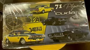 Plymouth Challenger Cuda Blechschild Mopar Man Cave Shop Garage Büro Deko - Bild 1 von 4