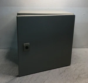 HIMEL IP66 Steel Weathproof Enclosure w/ Backplate 300 x 300 x 200mm (127) - Picture 1 of 3
