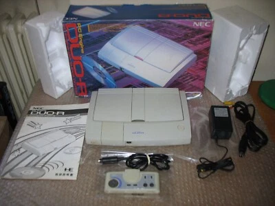 BOXED NEC PC ENGINE DUO R SUPER CD ROM CONSOLE JAP IMPORT! - Imagen 1 de 4