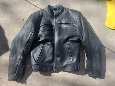Motorcycle Jacket, Mens M Leather Cortech Magnium Air Perforated w/liner and Pad - Image 1 of 4