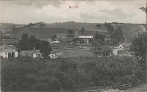 FRÜHE POSTKARTE KENN VILLAGE SOMERSET UM 1908 - LETZTE ÖFFENTLICHE HÄNGUNG AM ORT DES VERBRECHENS - Bild 1 von 2