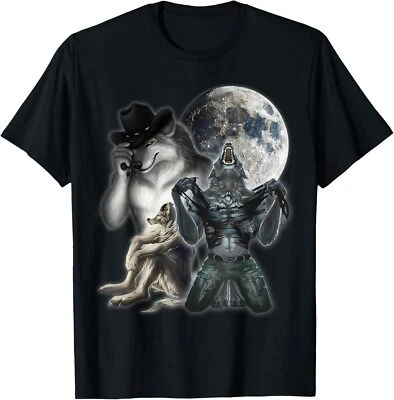 Cringe Alpha Wolf Meme Werewolf T-Shirt - Image 1 of 2