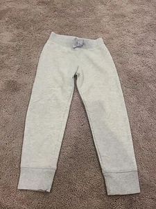 Kids Girls Jumping Beans Lt Gray Sweatpants Faux Drawstring Size 6 - Picture 1 of 4