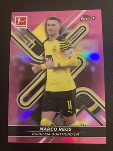 2021-22 Topps Finest Bundesliga Pink Refractor 44 Marco Reus ed/300 DORTMUND - Bild 1 von 2