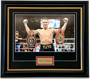 Tim Tszyu Aussie Boxing Champion Signed Photo Boxing Memorabilia Framed - Picture 1 of 9