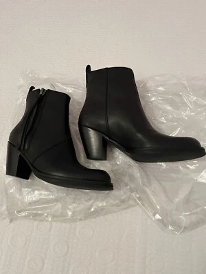 *NUEVO CON CAJA* ACNE STUDIOS Botines Pistola Cuero Negro Talla 38 EE. UU. 8 Foto 1 de 4