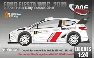 DECALS 1/24 FORD FIESTA WRC - #8 - MARTIN - ESTONIA RALLY 2019 - DC2480 - Imagen 1 de 2