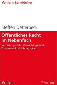 Öffentliches Recht im Nebenfach, Steffen Detterbeck - Bild 1 von 1