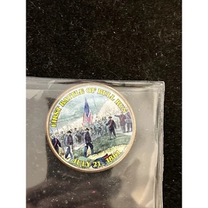 First Battle of Bull Run - Colorized Half Dollar - Civil War - Picture 1 of 1