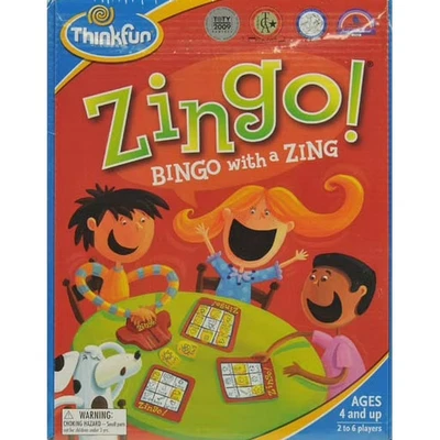 ThinkFun Zingo! Bingo With A Zing Board Game For Kids Ages 4 & Up Family Fun - Image 1 of 4