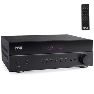 Pyle Hi-Fi Wireless BT Home Theater Receiver - 5.2 Channel, 1000W MAX - Image 1 of 4