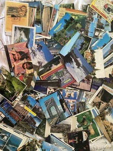350+ Used Postcards, World Wide With Stamps In Used Condition 1970s/80s Box 2 - Picture 1 of 6